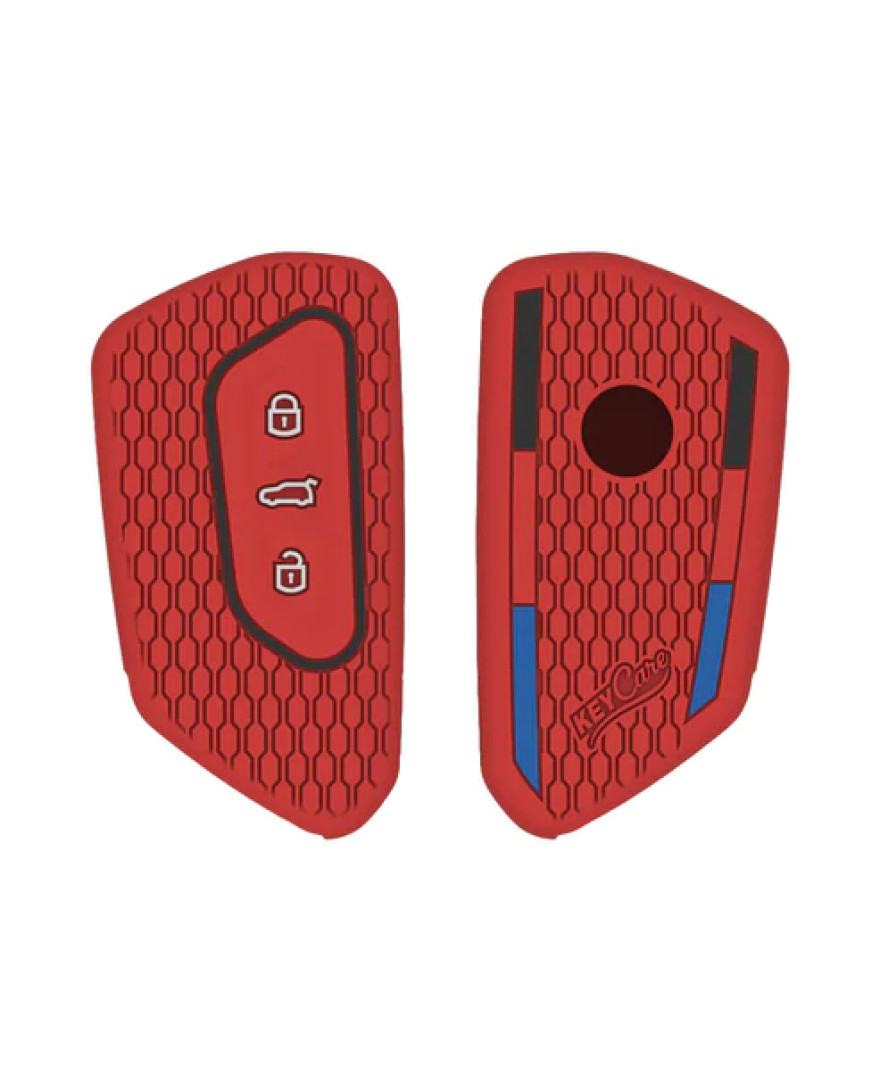 Keycare silicone key cover fit for Skoda / Volkswagen 3b new smart key | KC74